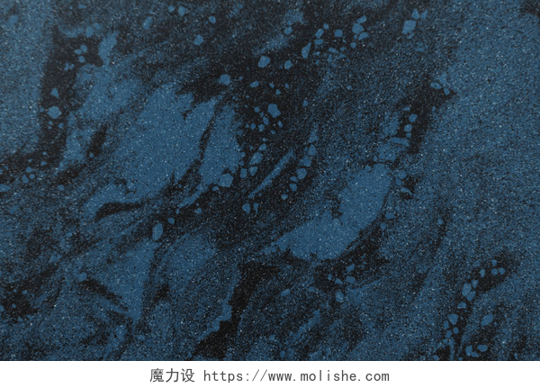 黑色和蓝色大理石纹理背景的特写视图黑色和蓝色大理石纹理背景的特写视图      